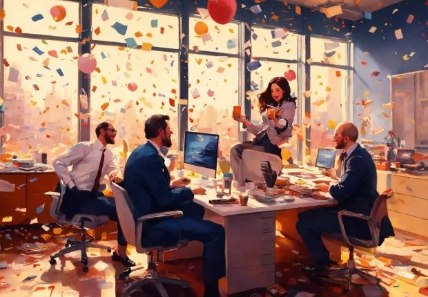 Riviera wine gaming/fete dans un bureau